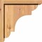 Ekena Millwork New Brighton Smooth Corbel w/Backplate, Western Red Cedar, 5 1/2"W x 12"D x 12"H COR06X12X12NEB01SWR - alternate 3